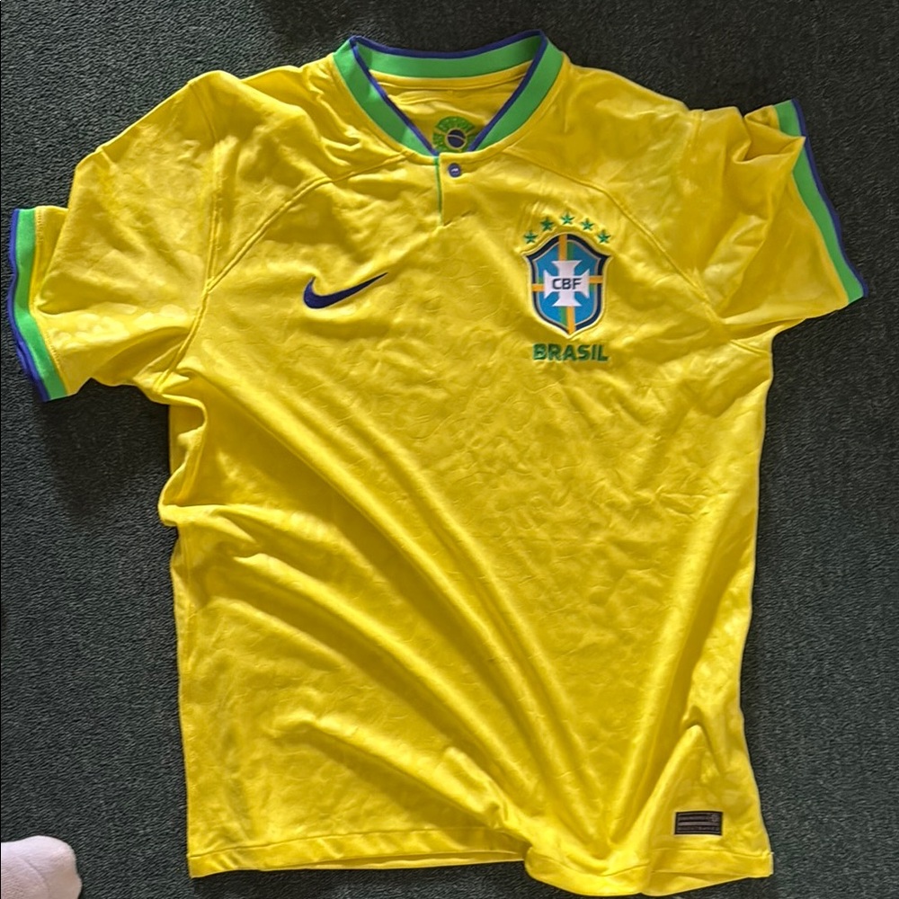 Nike Brazil Yellow Soccer Jersey